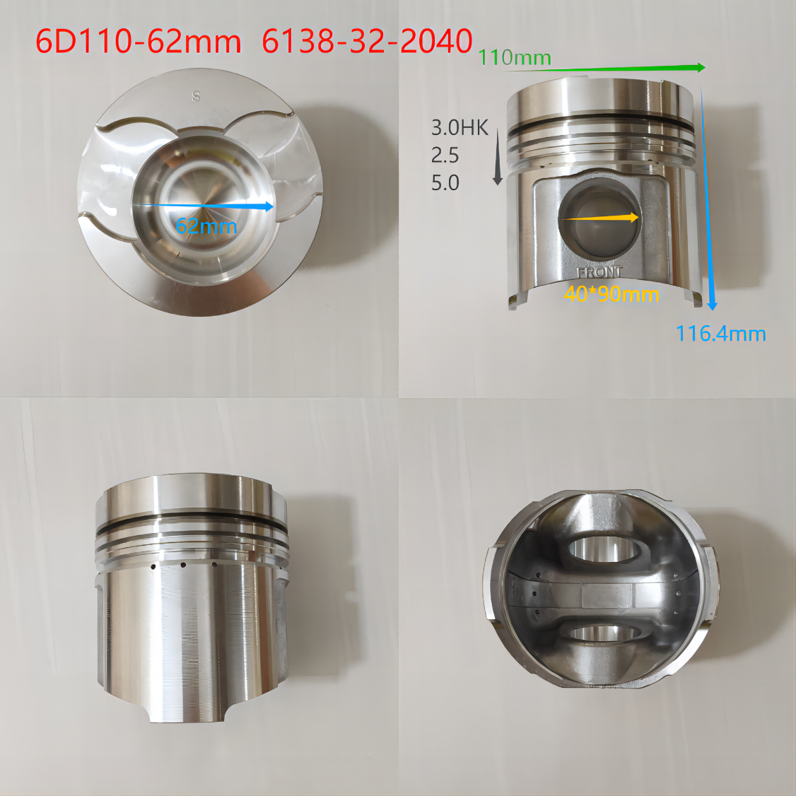 6D110-62mm 6138-32-2040