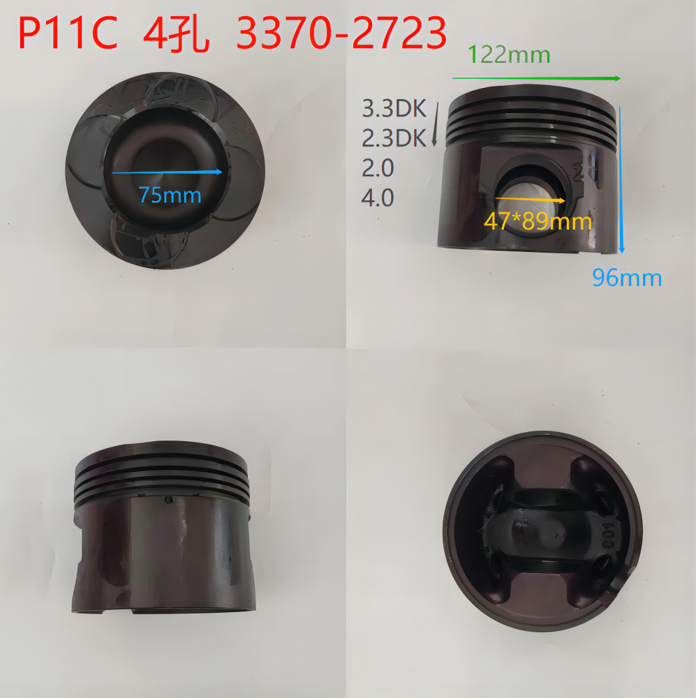 P11C 4 HOLES 3370-2723 phosphate